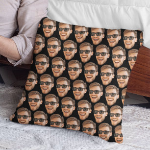 Funny Personalised Face Photo Cushion
