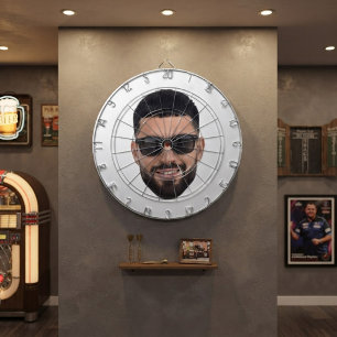 Funny Personalised Face Photo Dartboard