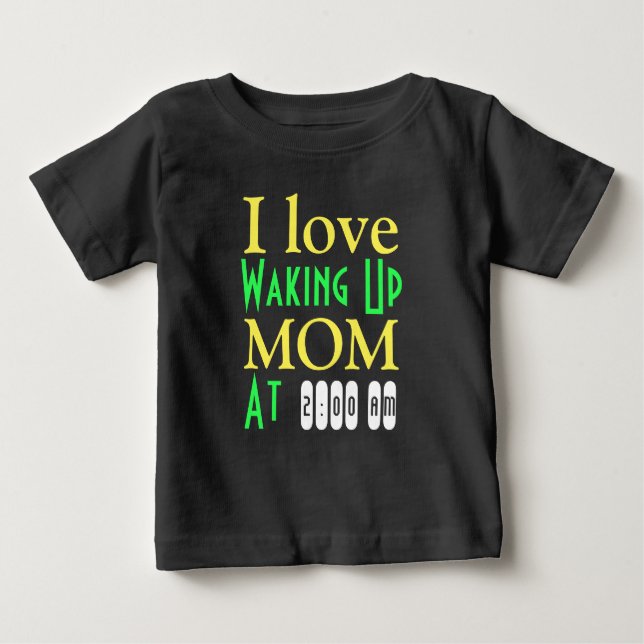 Funny personalised Funny Baby Tops & T-Shirts (Front)