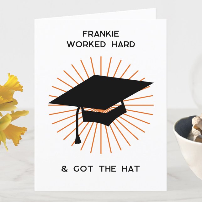 Funny Personalised Graduation Announcement (Creator Uploaded)