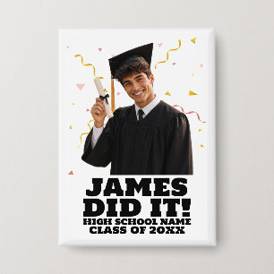 Funny Personalised Graduation Party Custom Photo