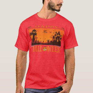 Funny Personalised happy halloween Cool All Saints T-Shirt