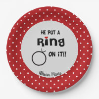 Funny Personalised He put a Ring on it