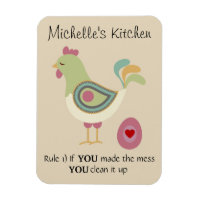 Funny Personalised Kitchen Rule Chicken