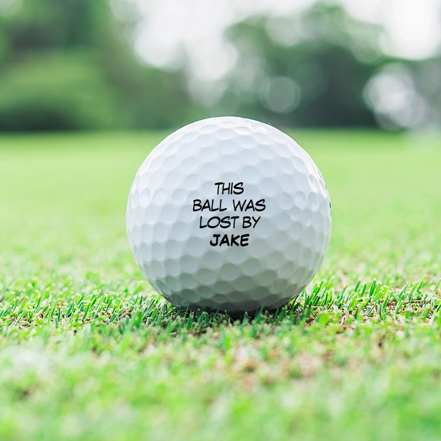 Funny Personalised Lost Golf Balls (Creator Uploaded)