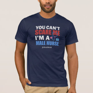 Funny Personalised Male Nurse T-Shirt