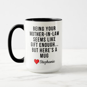 Funny Personalised Mother In Law Mug