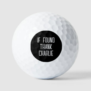 Funny Personalised Name Golf Balls