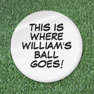 Funny Personalised Name Golf Magnet