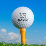 Funny Personalised Name Lost  Golf Balls<br><div class="desc">Funny personalised name lost golf ball.</div>