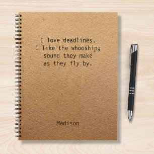 Funny Personalised Notes Office Meeting Notebook