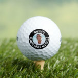 Funny Personalised Photo And Name Lost Golf Balls<br><div class="desc">Never mix up your balls again! Personalise the name,  message and photo to create a unique golf gift. Designed by Thisisnotme©</div>