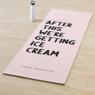 Funny Personalised Pink Exercise Yoga Mat