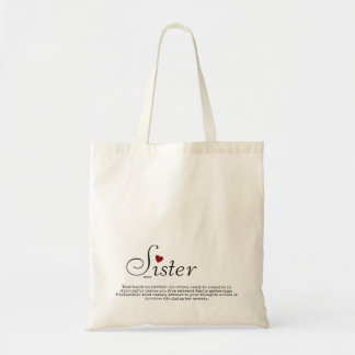 Funny Personalised Sister Definition Tote Bag