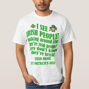 Funny personalised  St Patrick's day T-Shirt