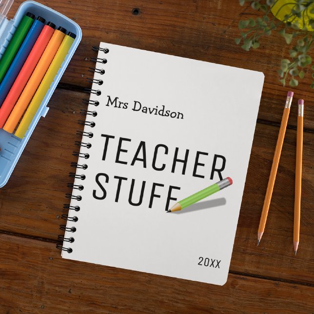 Funny Personalised Teacher Stuff Planner (Creator Uploaded)
