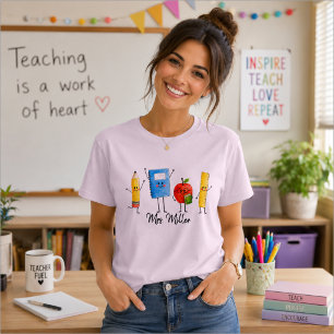 Funny Personalised Teacher T-Shirt