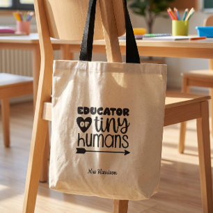 Funny personalised Teacher's gift Tote Bag