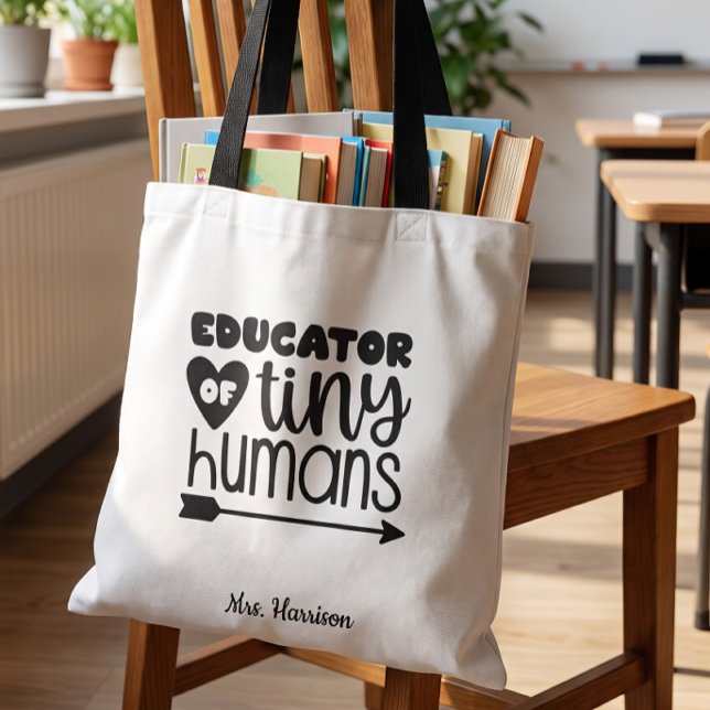 Funny personalised Teacher's gift Tote Bag (Creator Uploaded)