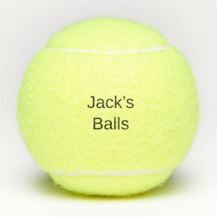 Funny Personalised Tennis Balls