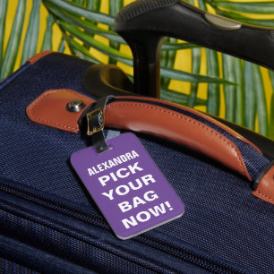 Funny Personalised Travel Luggage Luggage Tag