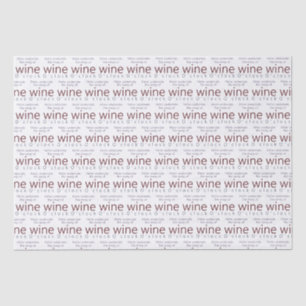 Funny Personalised Wine O'clock Tissue Paper