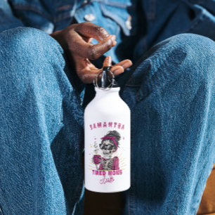 Funny Personalised Zombie Coffee Tired Moms Club Square Sticker