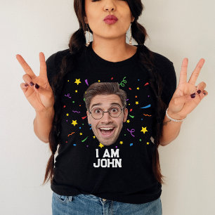 Funny Personalized Birthday Party Custom Photo T-Shirt