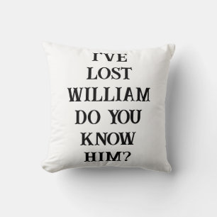 Funny Personalized Comic Book Lost Golf Balls Cushion