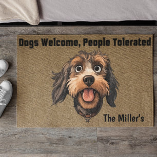 Funny Personalized Custom Dog Lover Gift Doormat