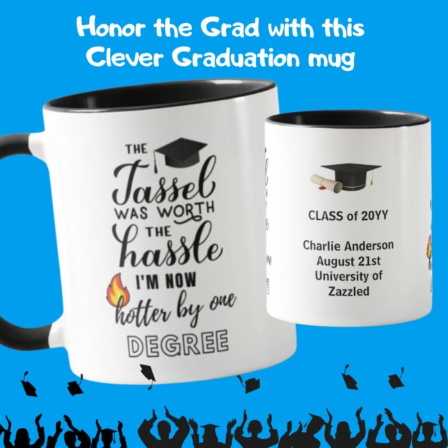 FUNNY Personalized Graduation Graduate Quote Gift Mug (Creator Uploaded)