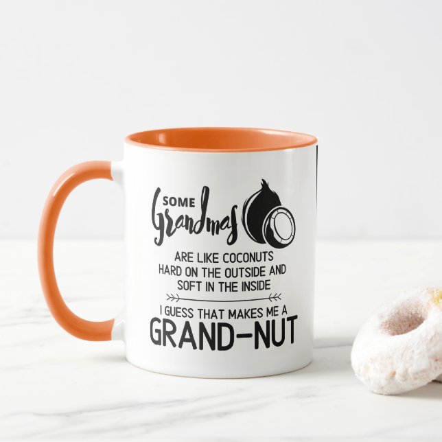 Funny Personalized Grandma Cup/Mug Mug (With Donut)