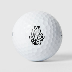 Funny Personalized Lost Golf Balls