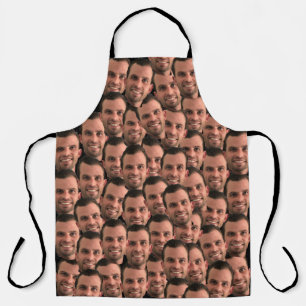 Funny Personalized Photo Face Chef Gift.  Apron