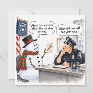 Funny Personalized Police Officer Christmas