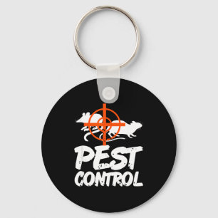 Funny Pest Control Humor For Rat Hunters &amp; Tra Key Ring