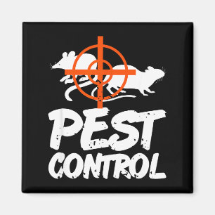 Funny Pest Control Humor For Rat Hunters &amp; Tra Magnet