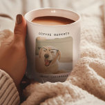 Funny Pet 'Define Naughty' 2 Photo Christmas Coffee Mug<br><div class="desc">Funny Pet 2 Photo Christmas Coffee Mug. Design features photographs of your pet/s,  the heading 'Define Naughty',  Merry Christmas and name/s.</div>