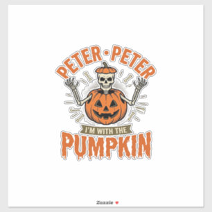 Funny Peter Peter Pumpkin Halloween Skeleton Shirt