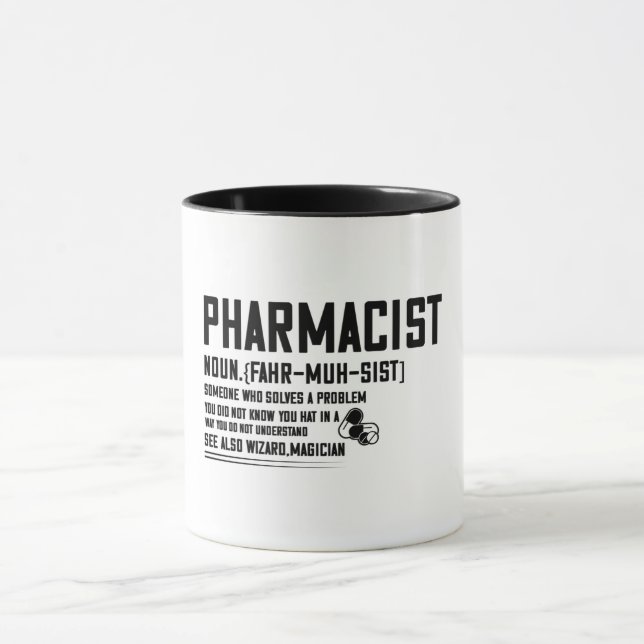 Funny Pharmacist Definition Mug (Center)