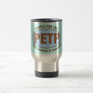 Funny Pharmacist Gifts Unique "PETP" Deisgn Travel Mug