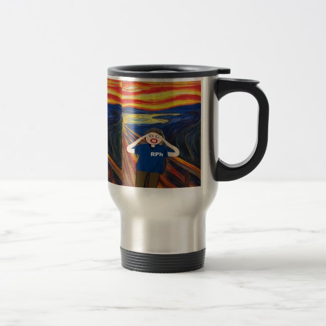 Funny Pharmacist Mug "The Scream" Van Gogh (Right)