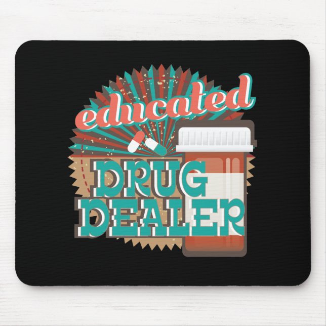 Funny Pharmacist Pharmacy Tech Gift Mouse Pad (Front)