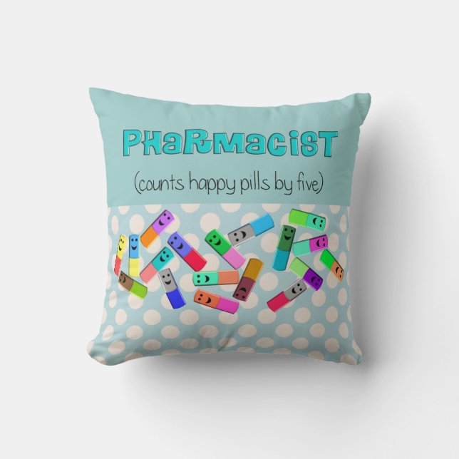 Funny Pharmacist Pillow (Front)