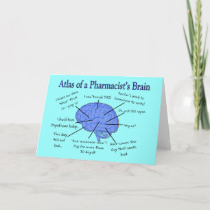 Funny Pharmacist's Brain Gifts Card