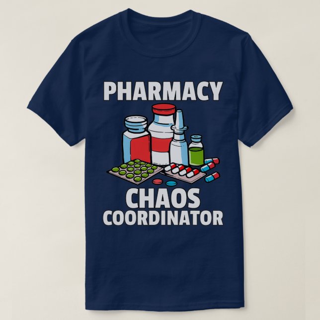 Funny Pharmacy Gift For A Pharmacist T-Shirt (Design Front)