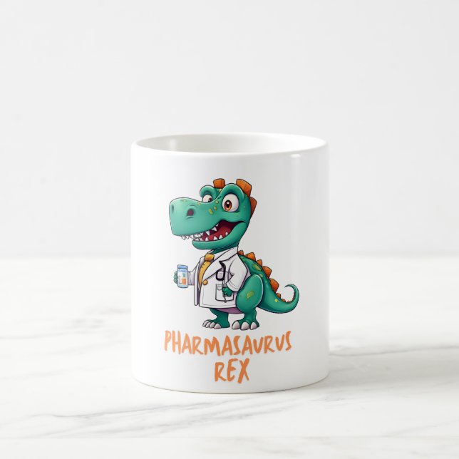 Funny Pharmacy Rex Coffee Mug (Center)
