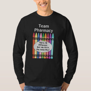 Funny Pharmacy Technician Long Sleeve Shirt Team