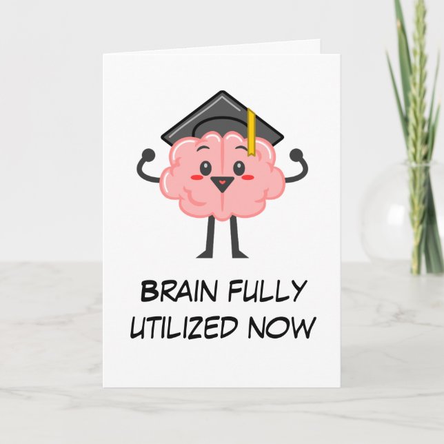 funny phd graduation cards (Front)