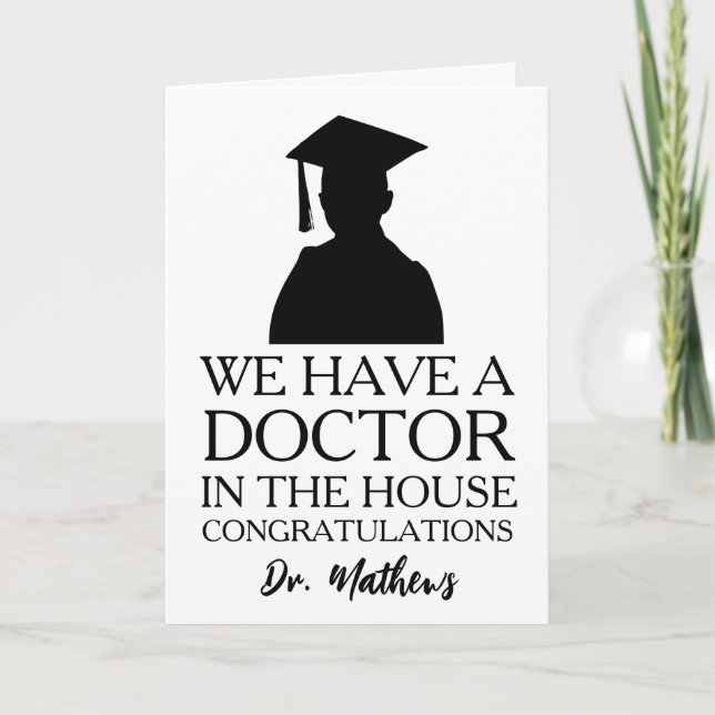 funny phd graduation cards (Front)